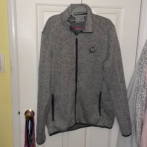Ivory Ella Gray Zip Jacket